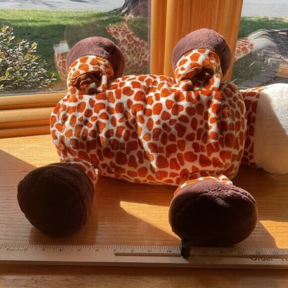 Sky Giraffe Stuffins Plush Pillow & Stuffed Animal Combo 21" Zippered Storage - Picture 11 of 13